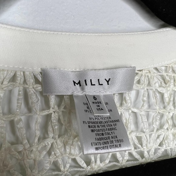 Milly Cream Off White Woven Open Duster 6 - Picture 3 of 4